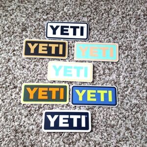YETI Logo Stickers - Assorted Colors